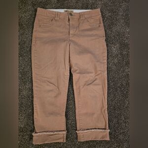 Democracy Women's Cropped Jean Rose Pink